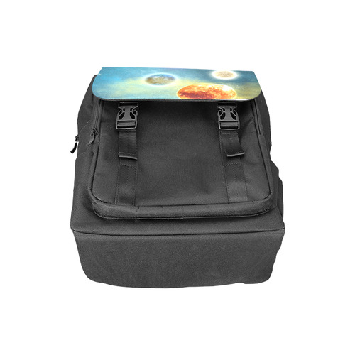 Space scenario with  meteorite sun and planets Casual Shoulders Backpack (Model 1623)