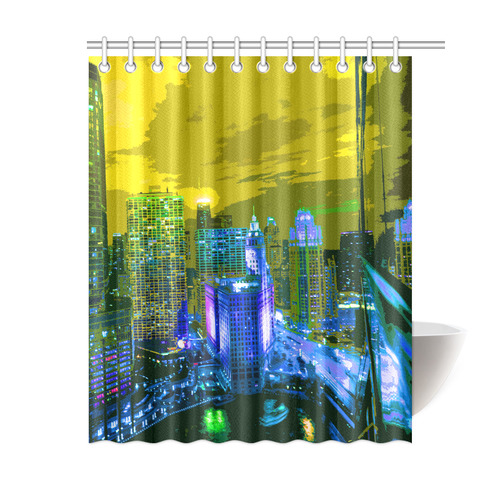 Chicago PopArt 20161106 Shower Curtain 60"x72"