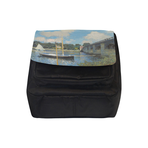 Claude Monet Bridge at Argenteuil Crossbody Nylon Bags (Model 1633)