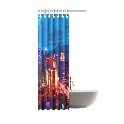 Chicago PopArt 20161101 Shower Curtain 36"x72"