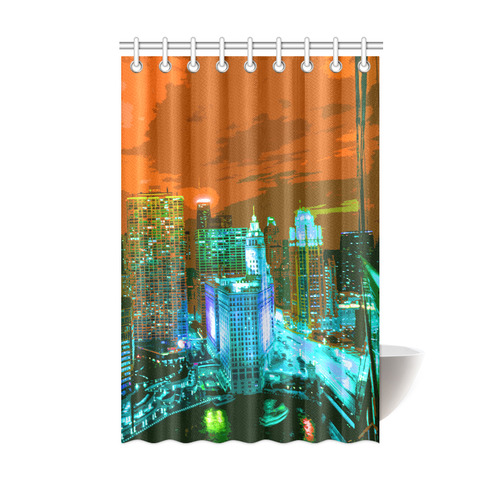 Chicago PopArt 20161107 Shower Curtain 48"x72"