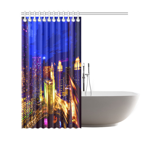 Chicago PopArt 20161112 Shower Curtain 69"x70"