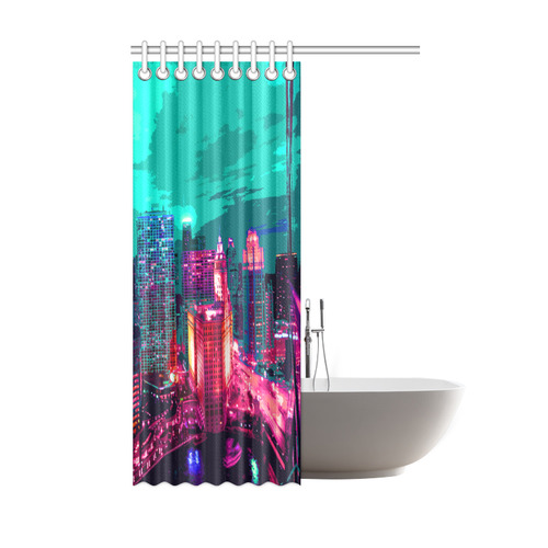 Chicago PopArt 20161102 Shower Curtain 48"x72"