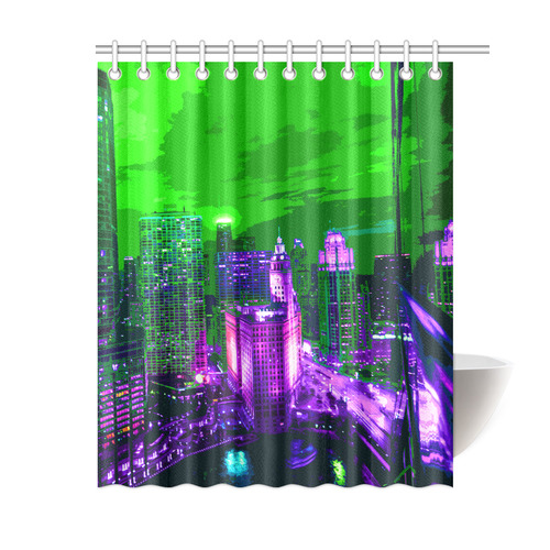 Chicago PopArt 20161104 Shower Curtain 60"x72"