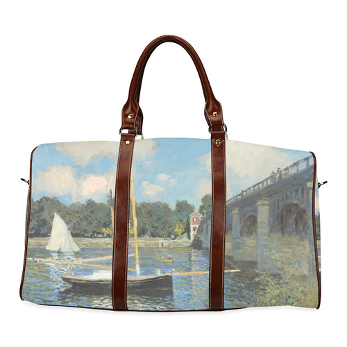 Claude Monet Bridge at Argenteuil Waterproof Travel Bag/Small (Model 1639)