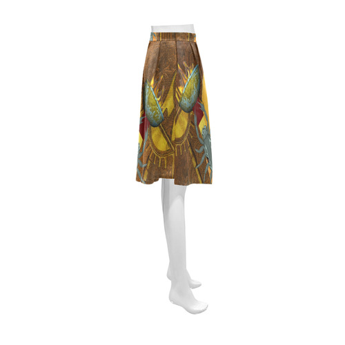 Anubis the egyptian god Athena Women's Short Skirt (Model D15)