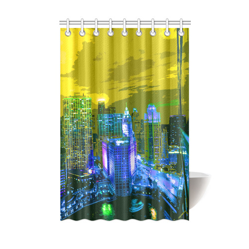 Chicago PopArt 20161106 Shower Curtain 48"x72"