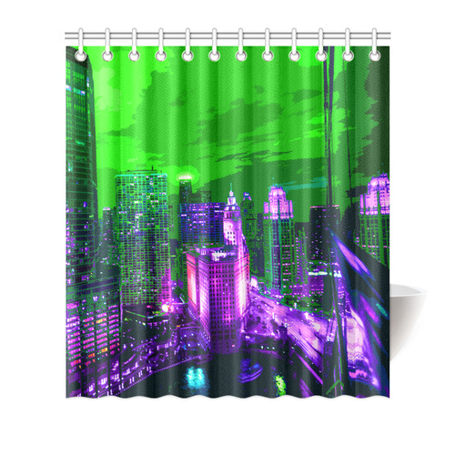Chicago PopArt 20161104 Shower Curtain 66"x72"