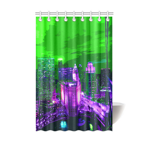 Chicago PopArt 20161104 Shower Curtain 48"x72"