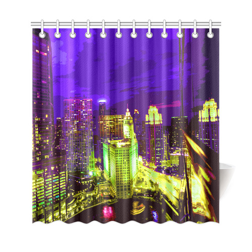 Chicago PopArt 20161111 Shower Curtain 69"x72"