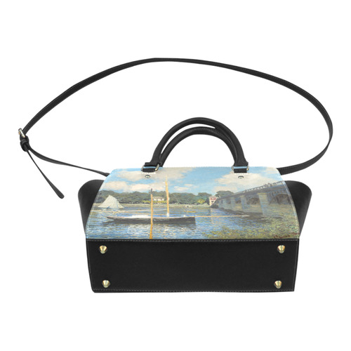 Claude Monet Bridge at Argenteuil Classic Shoulder Handbag (Model 1653)