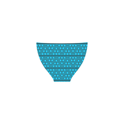 triangles in triangles pattern Custom Bikini Swimsuit (Model S01)