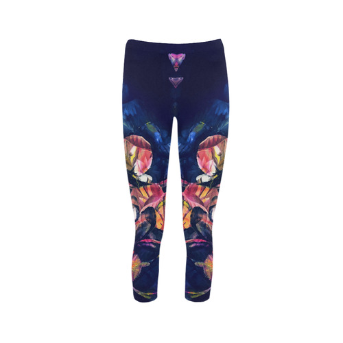 flowers Capri Legging (Model L02)