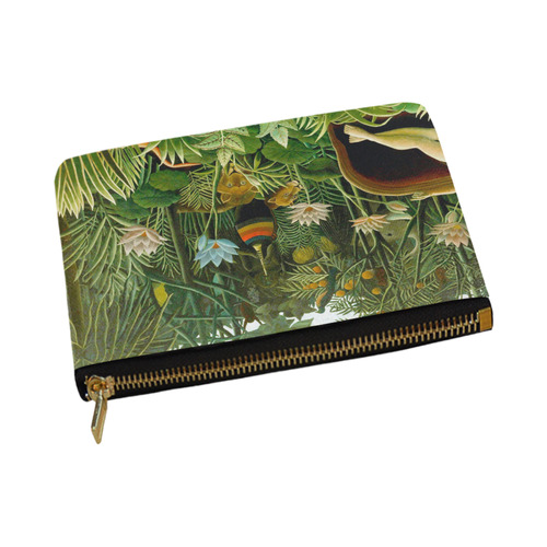 The Dream Henri Rousseau Flowers Animals Jungle Carry-All Pouch 12.5''x8.5''