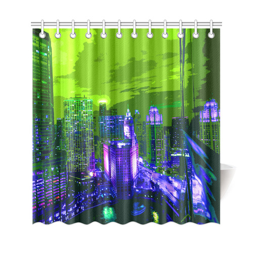 Chicago PopArt 20161105 Shower Curtain 69"x72"