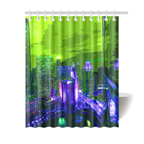 Chicago PopArt 20161105 Shower Curtain 60"x72"