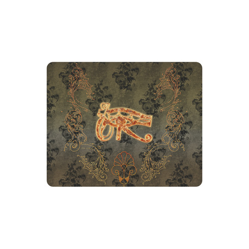 The all seeing eye, vintage background Rectangle Mousepad