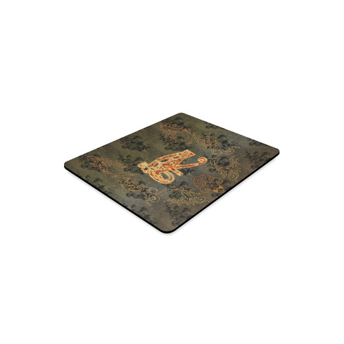 The all seeing eye, vintage background Rectangle Mousepad