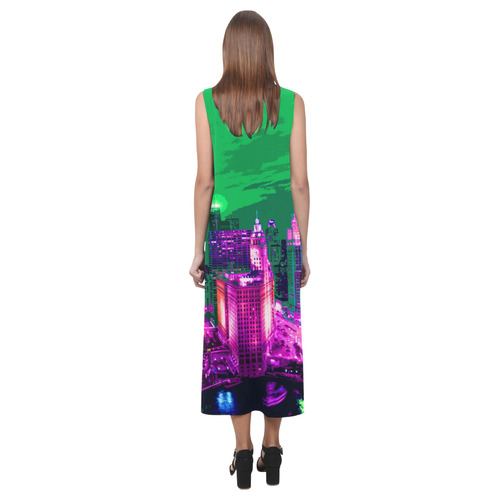 Chicago PopArt 20161103 Phaedra Sleeveless Open Fork Long Dress (Model D08)
