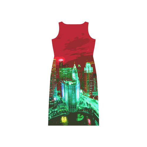 Chicago PopArt 20161108 Phaedra Sleeveless Open Fork Long Dress (Model D08)