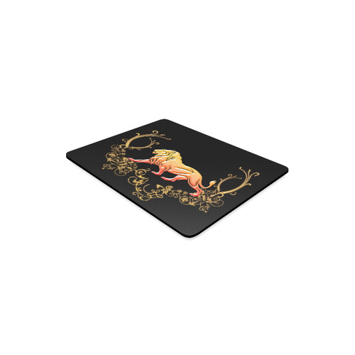 Awesome lion in gold and black Rectangle Mousepad