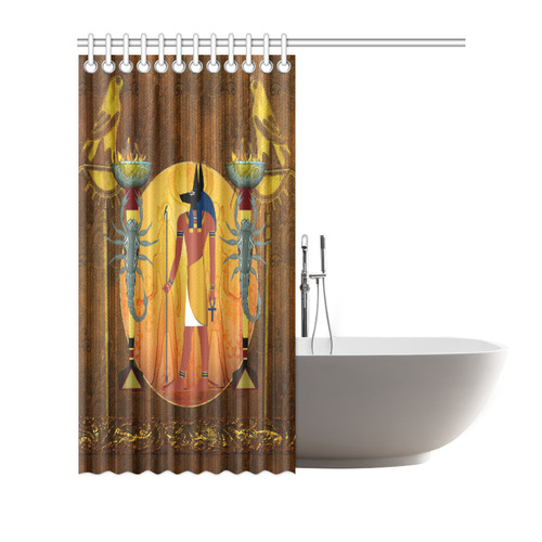 Anubis the egyptian god Shower Curtain 66"x72"