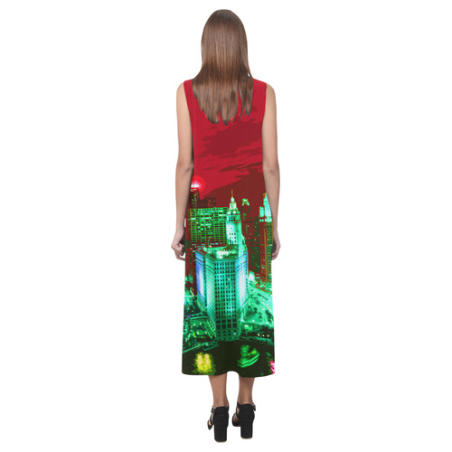 Chicago PopArt 20161108 Phaedra Sleeveless Open Fork Long Dress (Model D08)