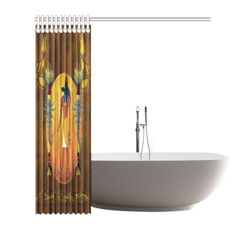 Anubis the egyptian god Shower Curtain 66"x72"