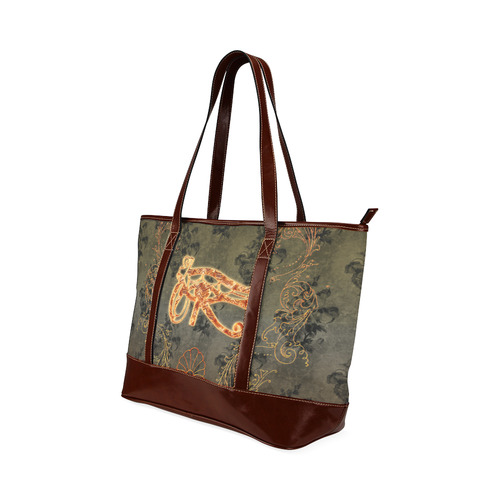 The all seeing eye, vintage background Tote Handbag (Model 1642)