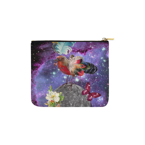 collage_steampunkbird_gloriasanchez1 Carry-All Pouch 6''x5''