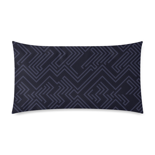 Luxury designers pillow for Bedroom black with Stripes Custom
