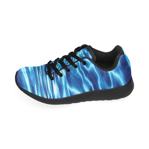 Blue Liquid Waves Men’s Running Shoes (Model 020)