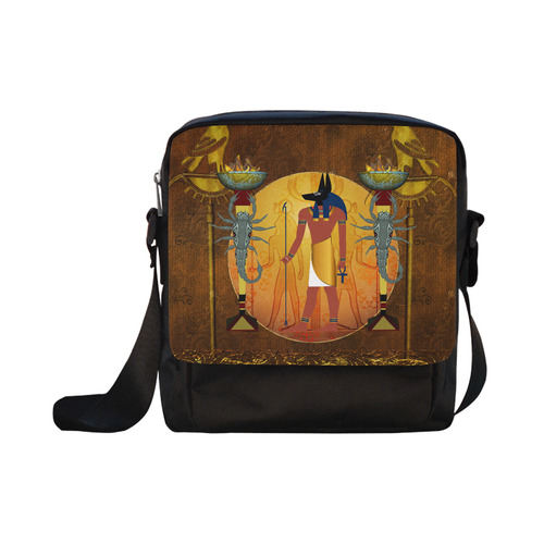 Anubis the egyptian god Crossbody Nylon Bags (Model 1633)