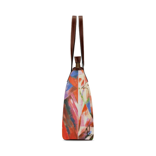 Birds by Franz Marc Shoulder Tote Bag (Model 1646)