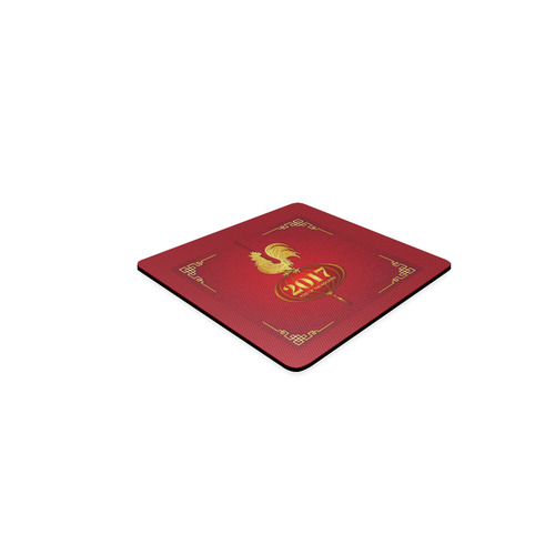 2017 Year of the Rooster Chinese Square Coaster