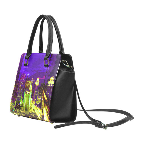 Chicago PopArt 20161111 Rivet Shoulder Handbag (Model 1645)