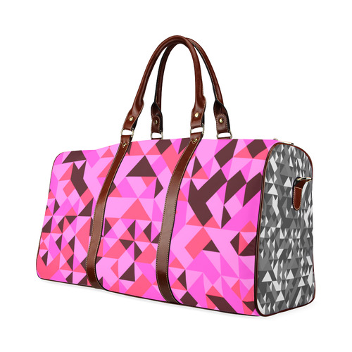 New in shop! Vintage girly designers Bag / PIXEL ART Waterproof Travel Bag/Large (Model 1639)