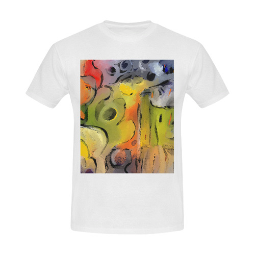 colour scape Men's Slim Fit T-shirt (Model T13)