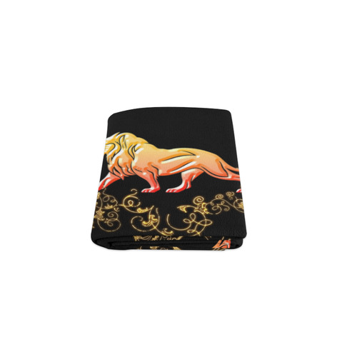 Awesome lion in gold and black Blanket 40"x50"