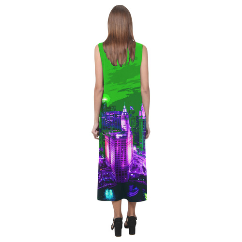 Chicago PopArt 20161104 Phaedra Sleeveless Open Fork Long Dress (Model D08)