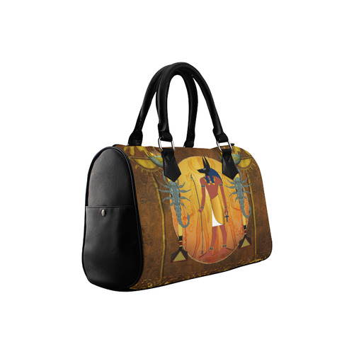 Anubis the egyptian god Boston Handbag (Model 1621)
