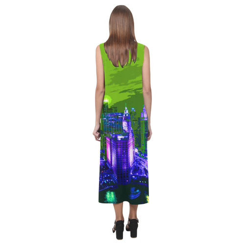 Chicago PopArt 20161105 Phaedra Sleeveless Open Fork Long Dress (Model D08)