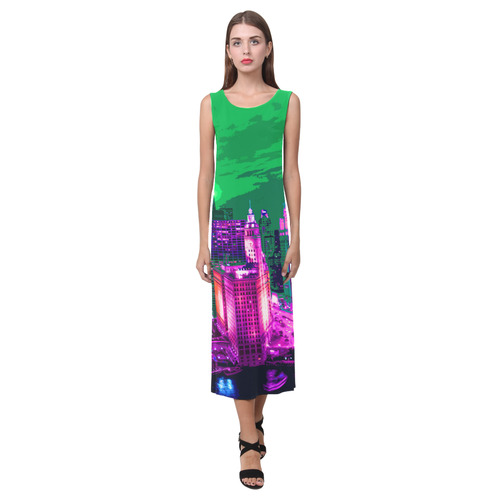 Chicago PopArt 20161103 Phaedra Sleeveless Open Fork Long Dress (Model D08)