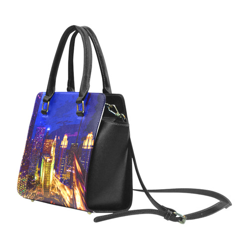 Chicago PopArt 20161112 Rivet Shoulder Handbag (Model 1645)