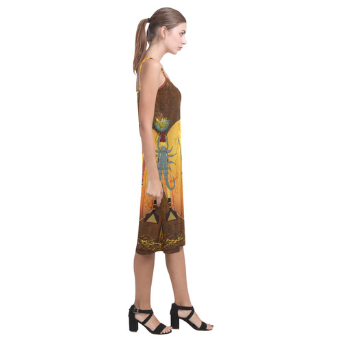 Anubis the egyptian god Alcestis Slip Dress (Model D05)