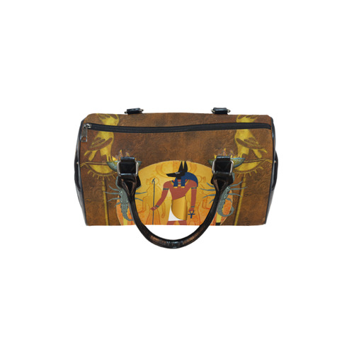 Anubis the egyptian god Boston Handbag (Model 1621)