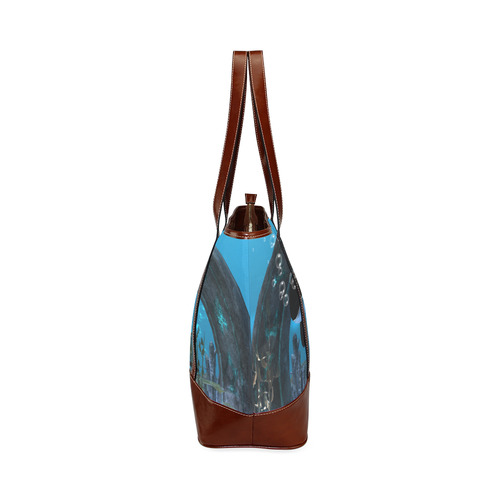 Amazing orcas , underwater world Tote Handbag (Model 1642)