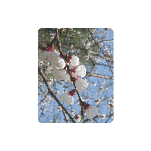 Apricot Blossoms Rectangle Mousepad