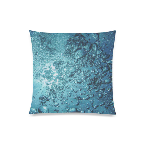 under water 1 Custom Zippered Pillow Case 20"x20"(Twin Sides)