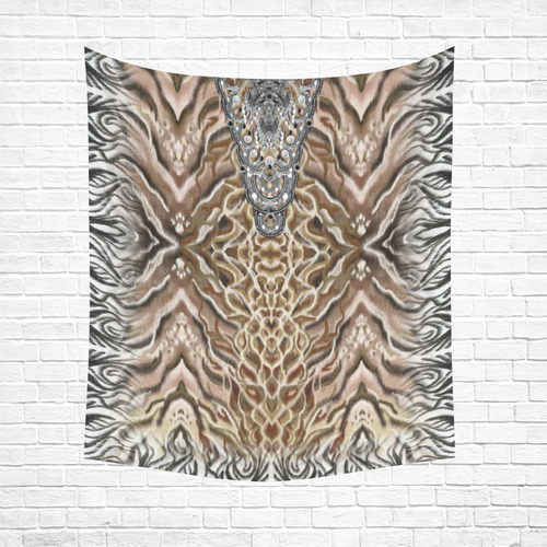 jungle fantasy 2 Cotton Linen Wall Tapestry 51"x 60"
